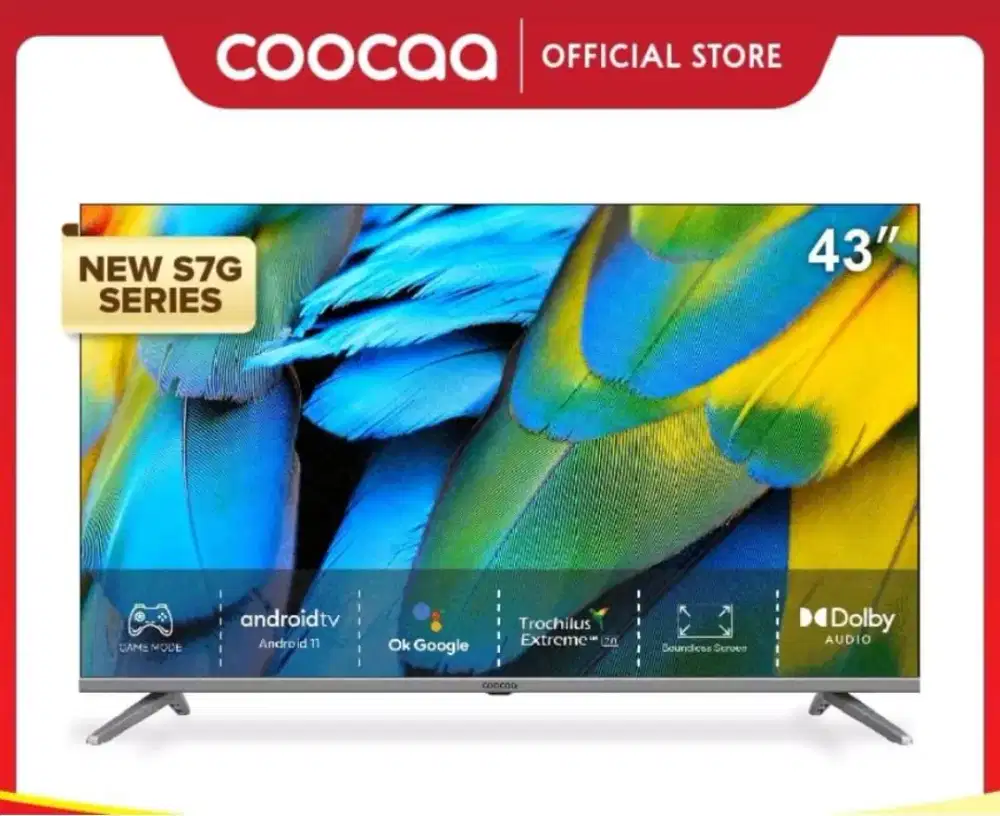 Jual TV SMART 43 inch merk COOCA murmer