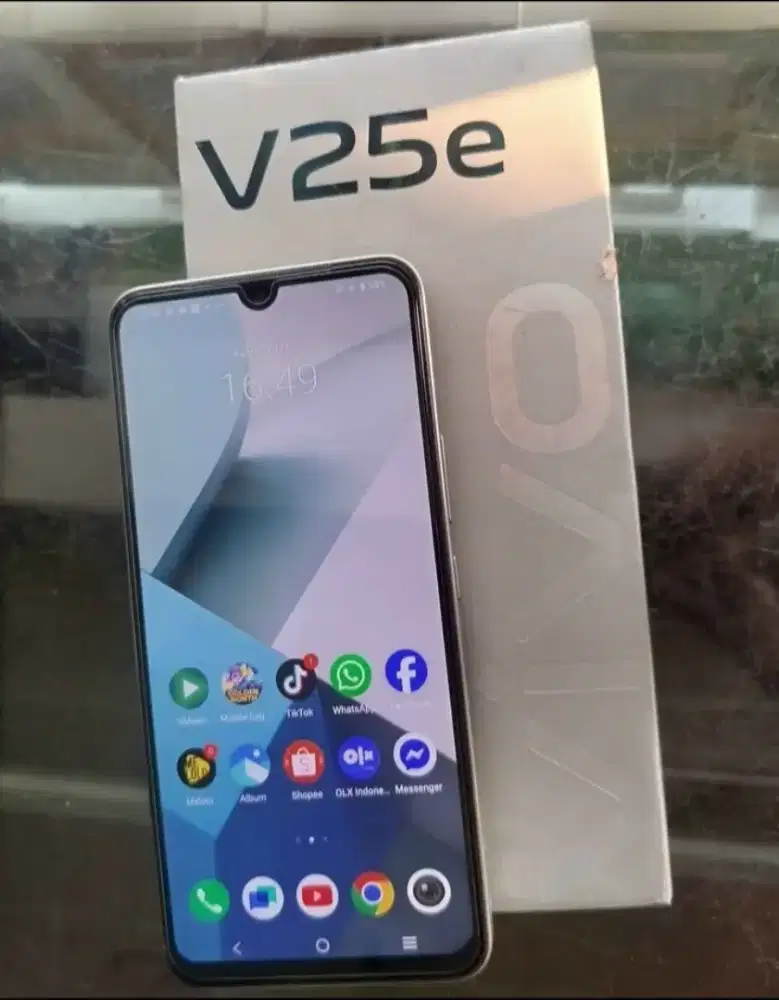 vivo v25e nfc, sidik jari dilayar 8+8/128