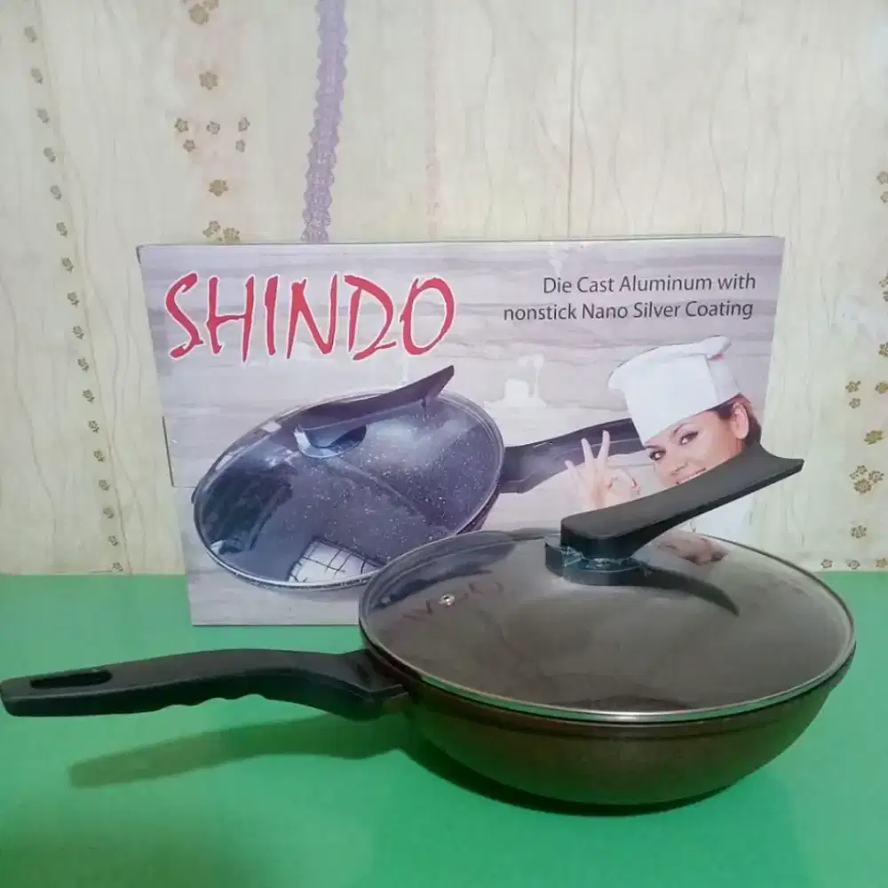 Shindo Frying Wox Pan (Wajan anti lengket shindo)