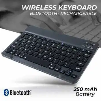 Keyboard Wireless Mini Bluetooth 3.0 Rechargeable