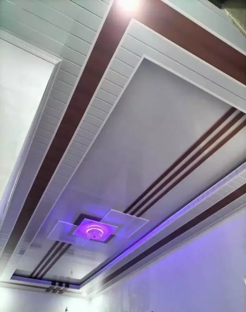 Plafon PVC terpasang