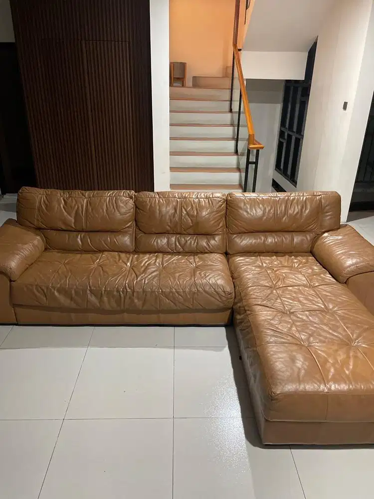 CELLINI sofa L kulit leather