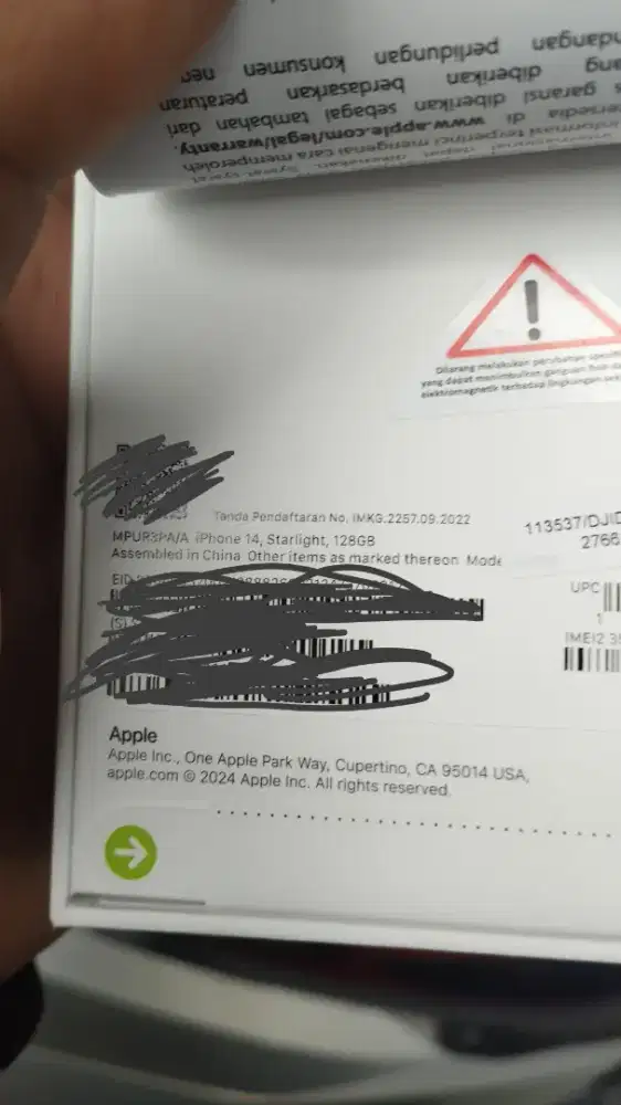 Iphone 14 128gb iBox segel dus