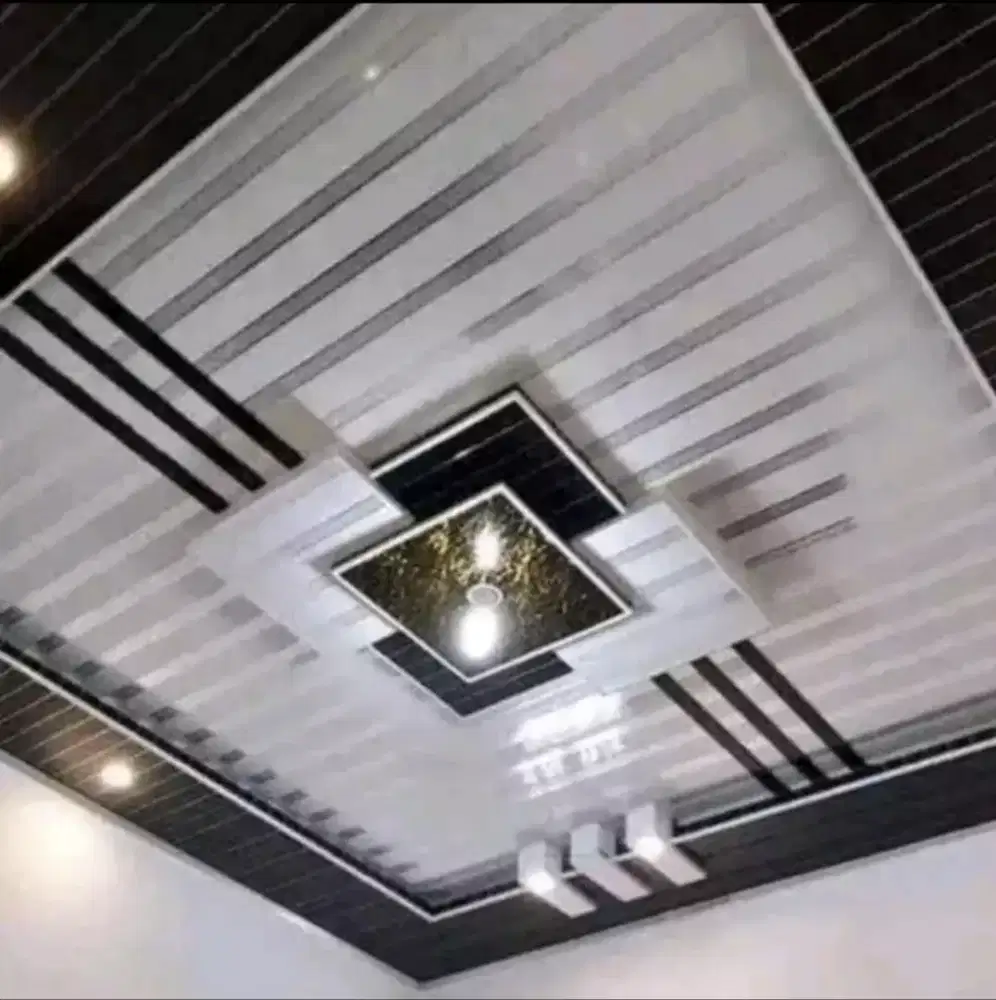 Plafon PVC terpasang