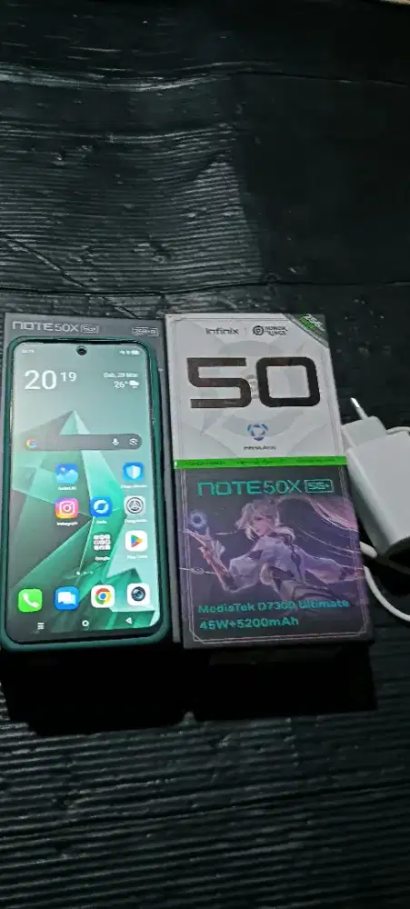 jual hp Infinix note 50x 5g ram 8+8 256 lengkap kecuali hendset