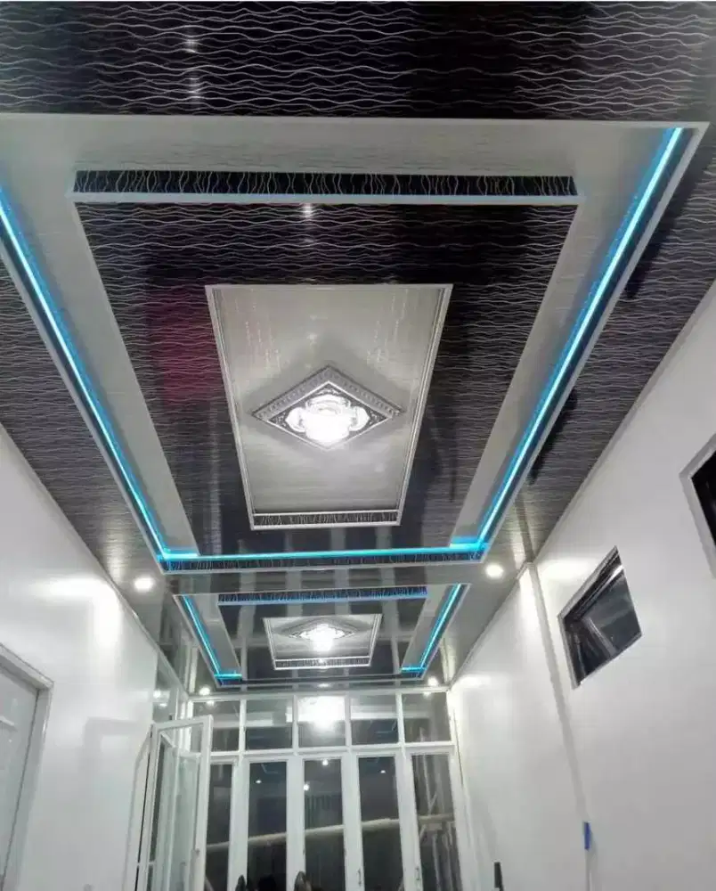 Plafon PVC terpasang