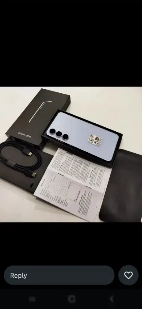 Samsung Galaxy S25FE 8/256 fullset like new