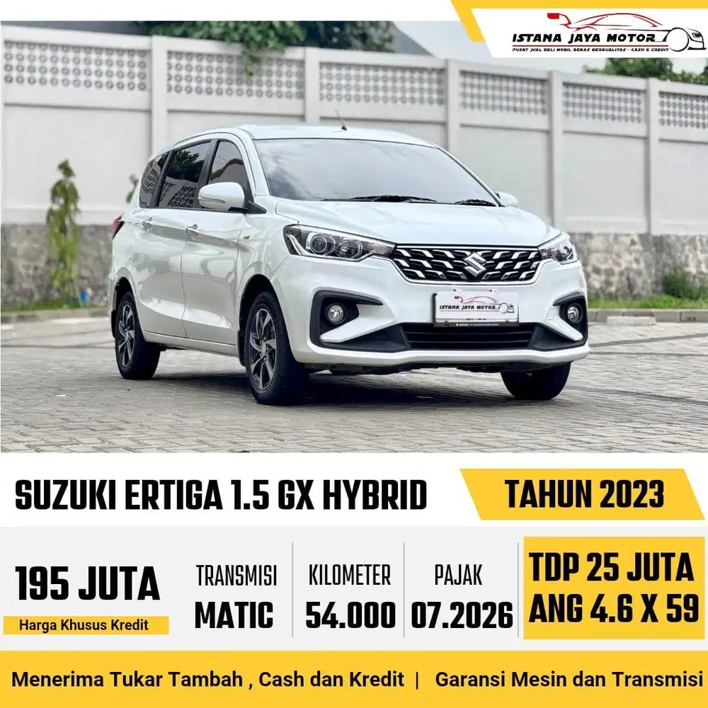 [FACELIFT] Suzuki Ertiga GX Hybrid 1.5 Automatic 2023