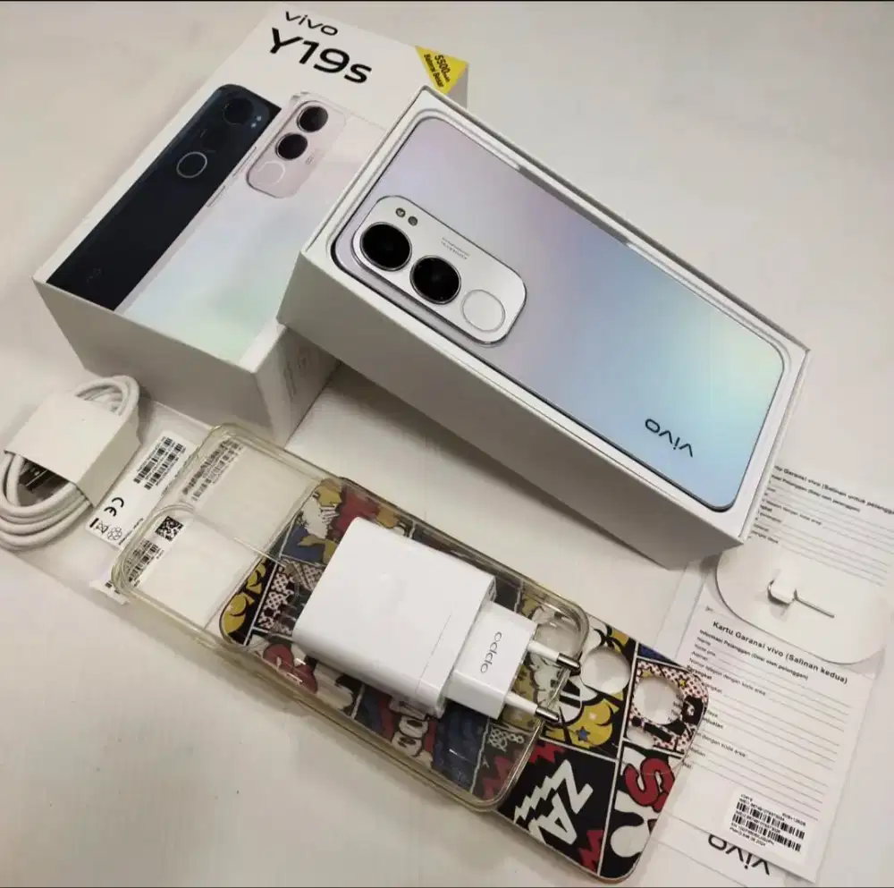 VIVO Y19S RAM 6/128 FULLSET SIAP PAKAI