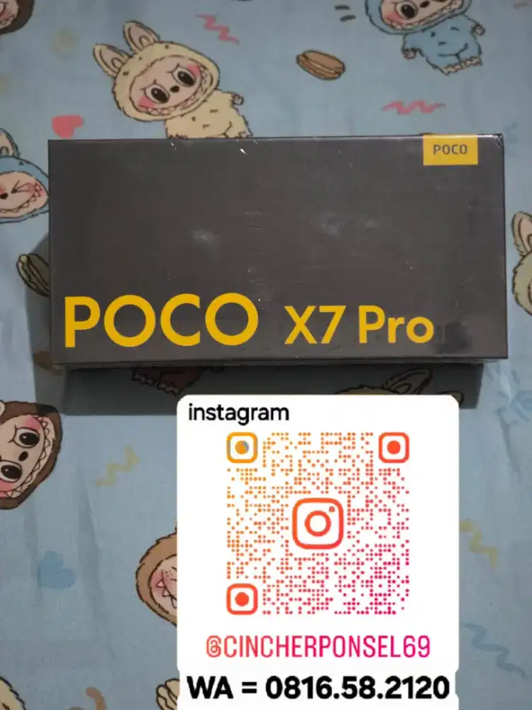 Jual hp new POCO X7 pro 5g 12/512 baru resmi original 10000%
