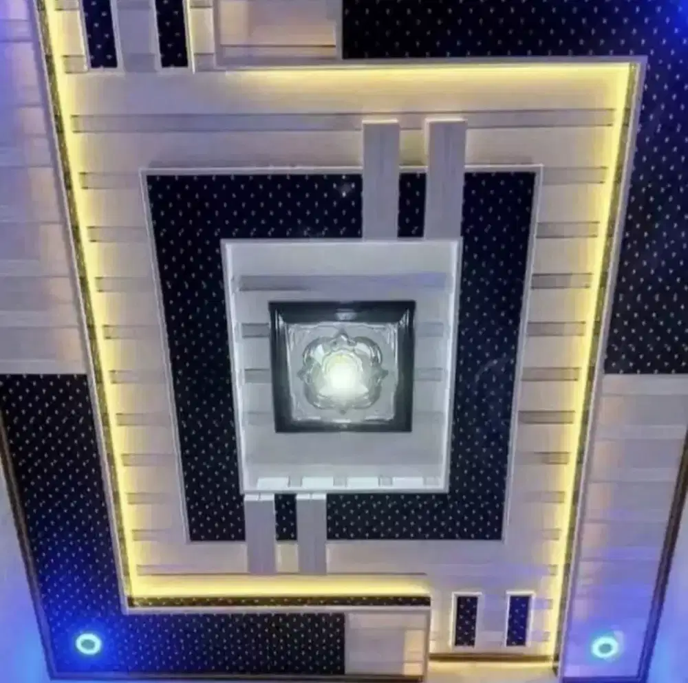 Plafon PVC terpasang