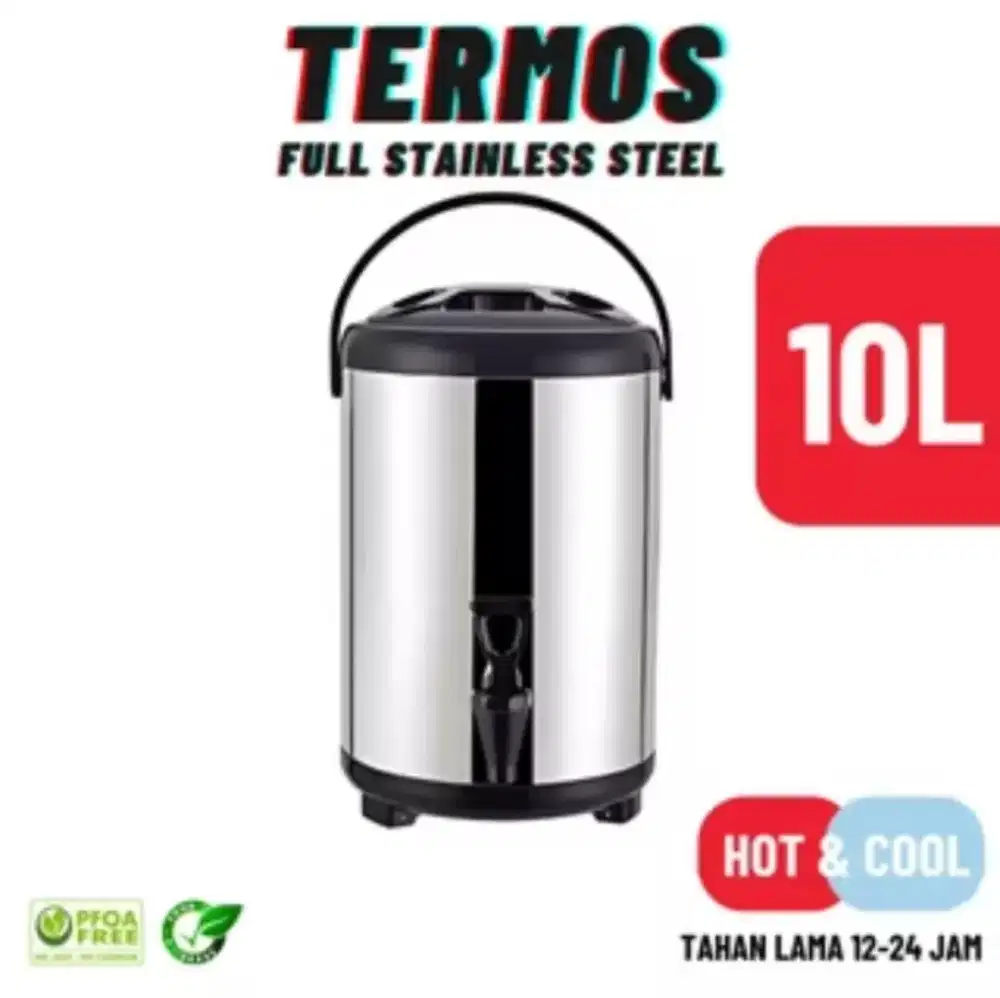 Termos - Dispenser BMW 10 L| Stainless Premium, Tahan Panas& Dingin