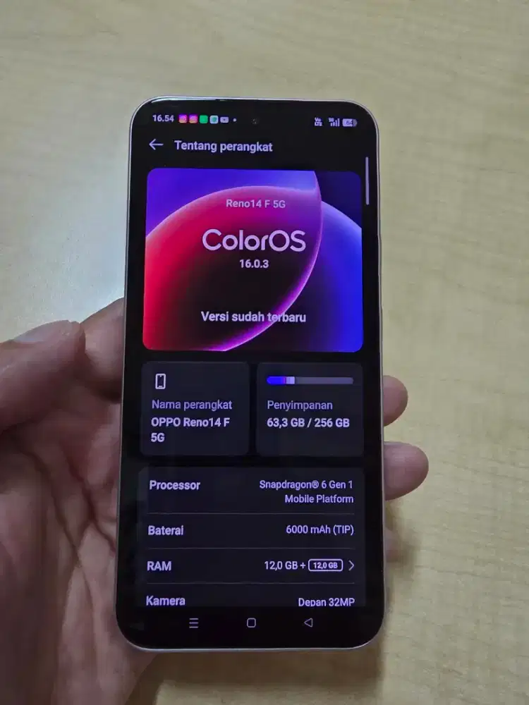 Oppo Reno 14F 5G Ram 12,256GB
