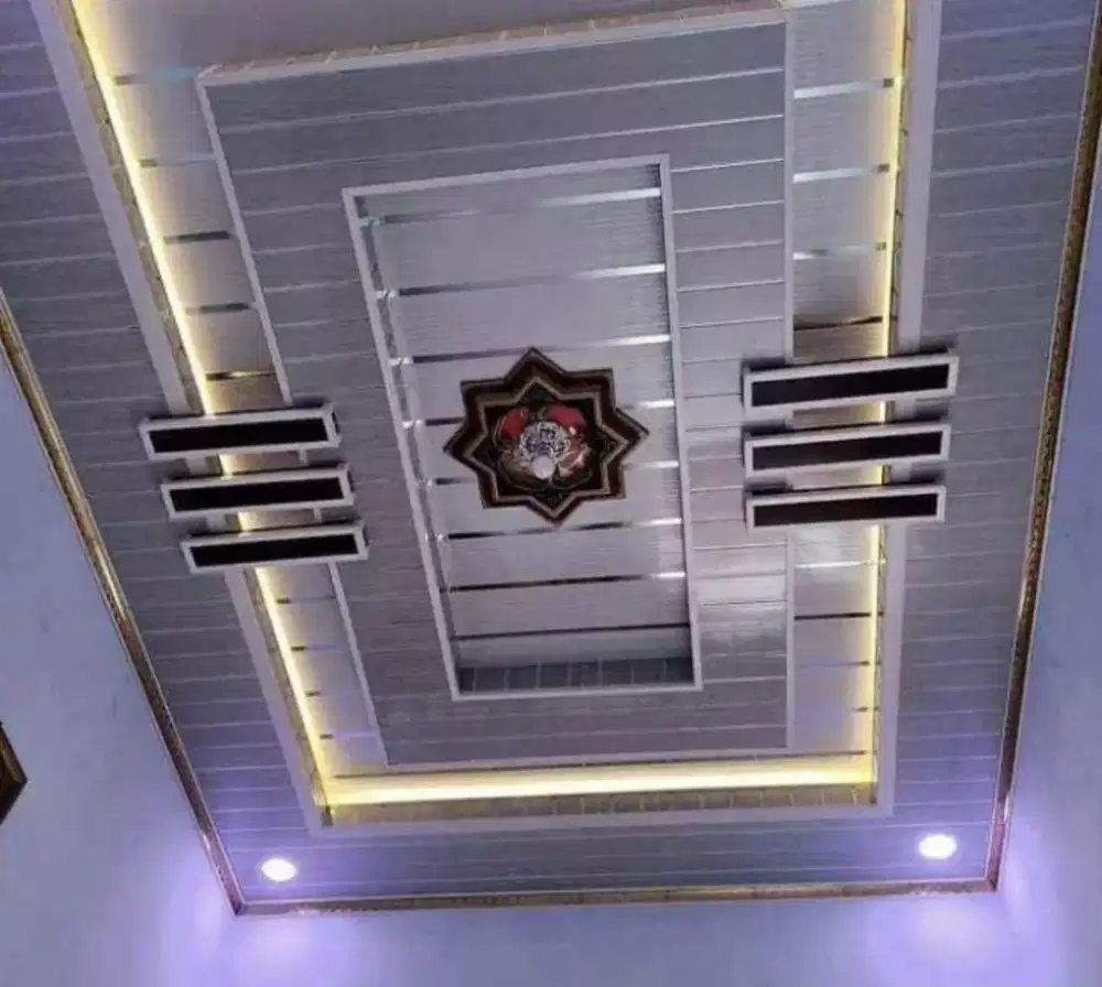 Plafon PVC terpasang