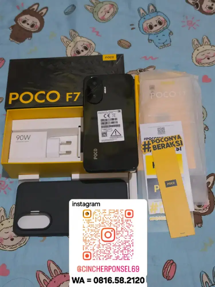 Jual HP likeNEW Poco F7 5g 12/512 super istimewa grns sampai okt 2027