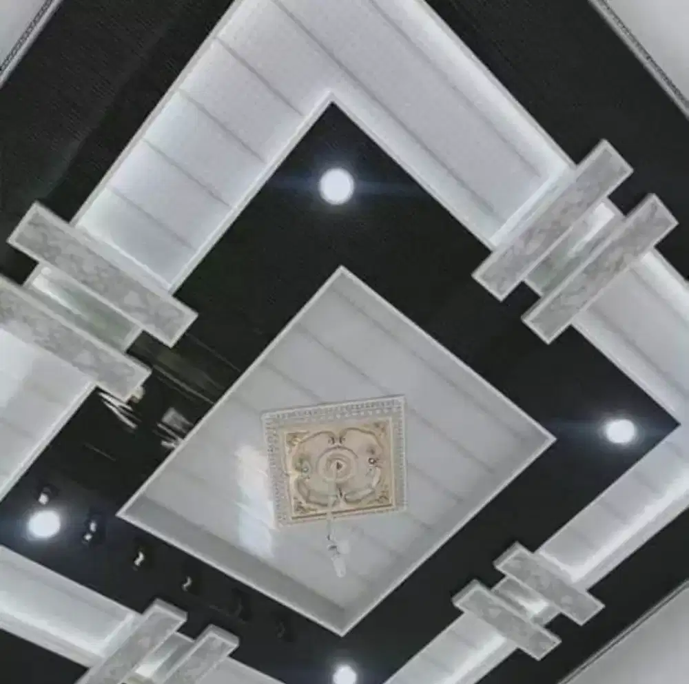 Plafon PVC terpasang