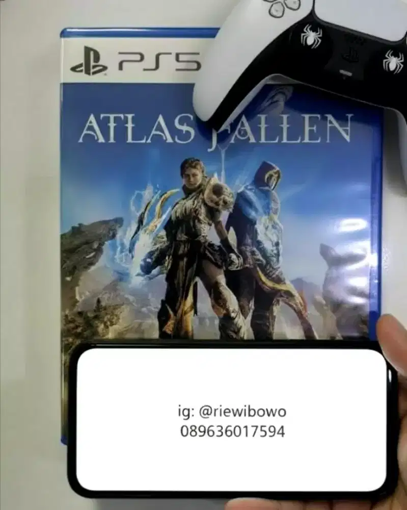 BD/Kaset PS5 Atlas Fallen seken fullset like new