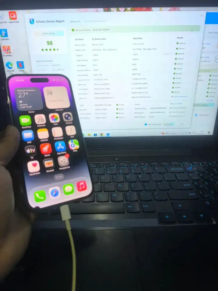 Iphone 14 pro 128 ibox minus ringan