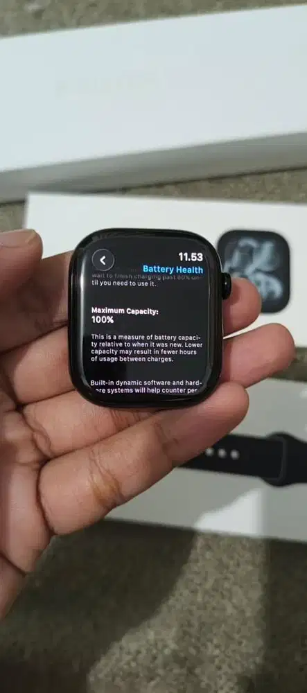 Apple Watch 11 46mm Midnight Black Garansi Internasional