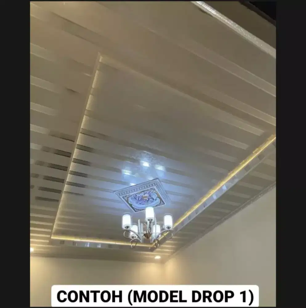 Plafon PVC terpasang