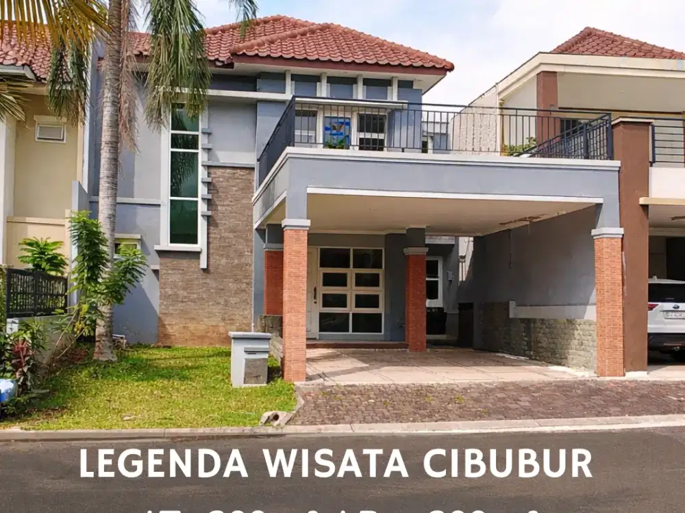 FULL RENOVASI Bangunan Besar , Layout Lapang , Harga Miring di Legenda Wisata Cibubur