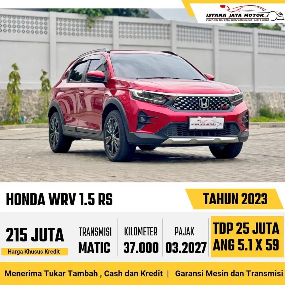 [FIRST HAND] Honda WR-V RS 1.5 Automatic 2023