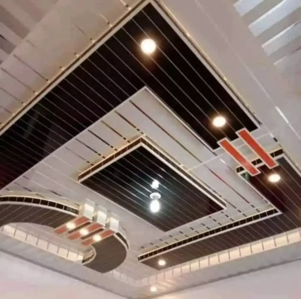 Plafon PVC terpasang