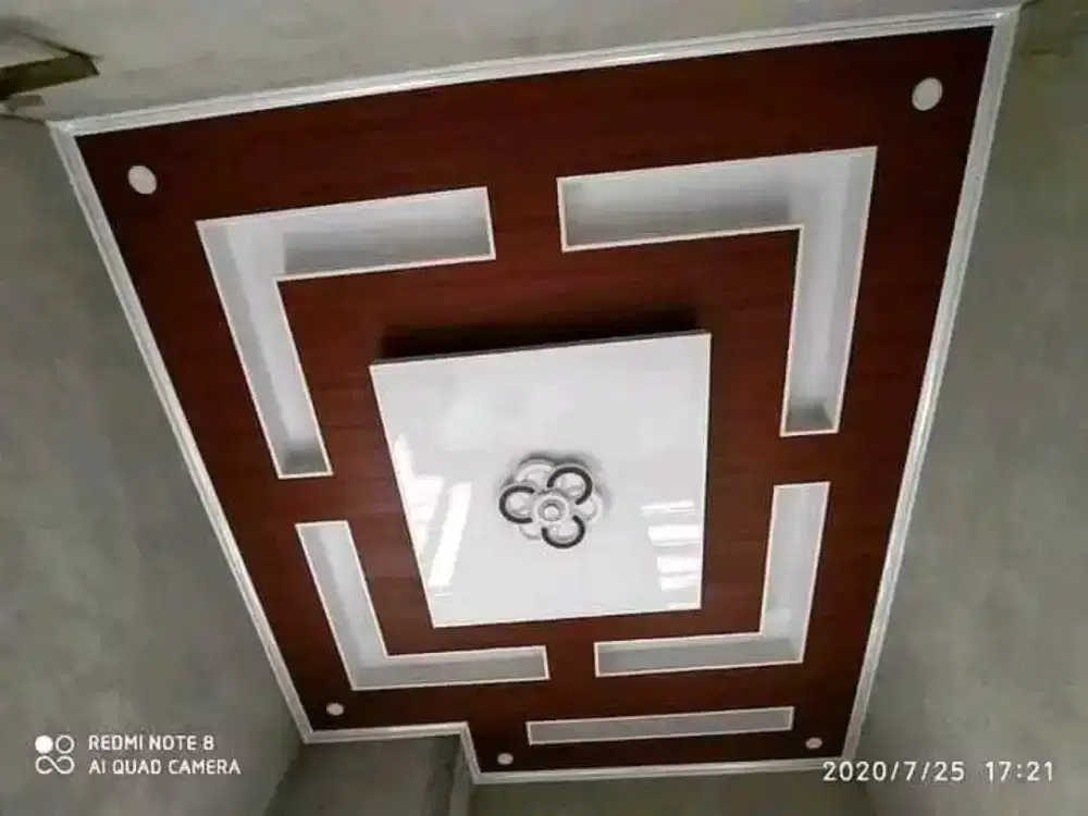 Plafon PVC terpasang