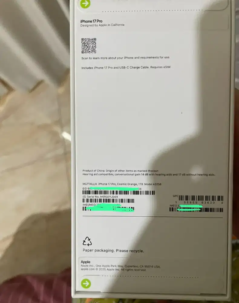 IPHONE 17 PRO 1 TB COSMIC ORANGE BEACUKAI