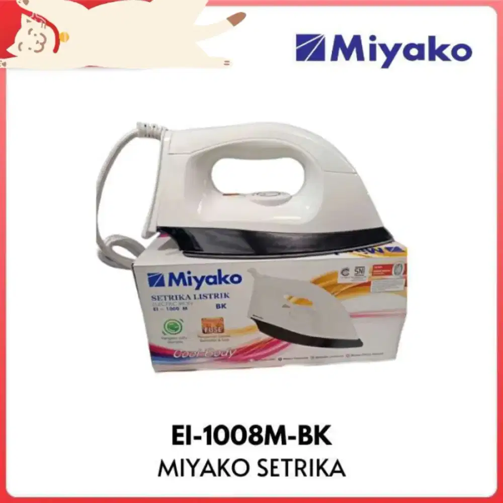 Setrika Miyako EI-1008M-BK
