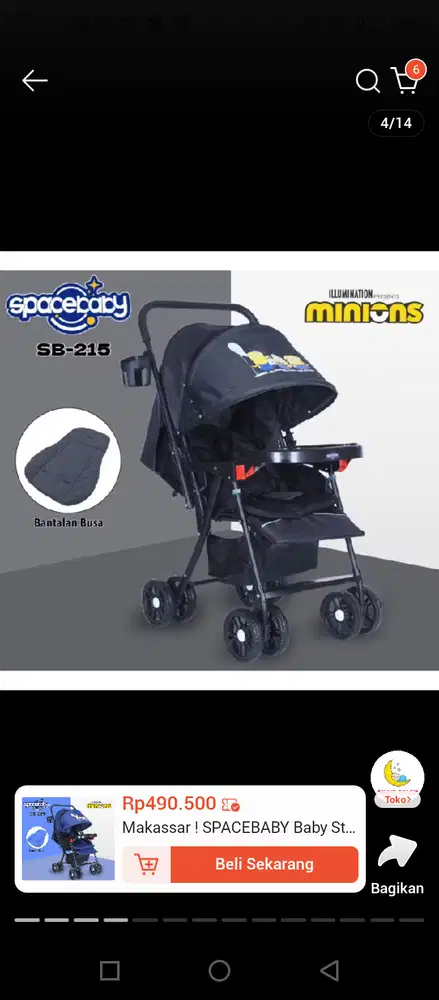 Kereta bayi Spacebaby