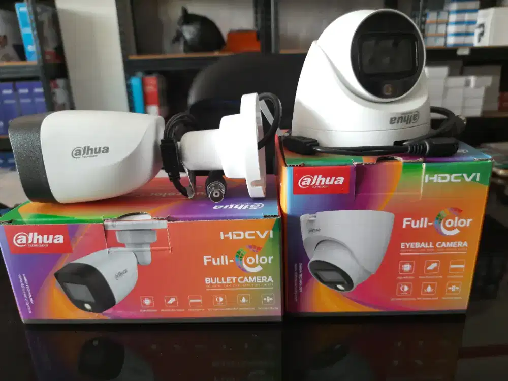 Paket cctv murah dahua full color berwarna 24 jam