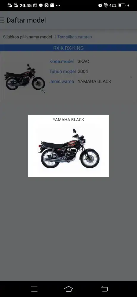 Yamaha rx king 2004