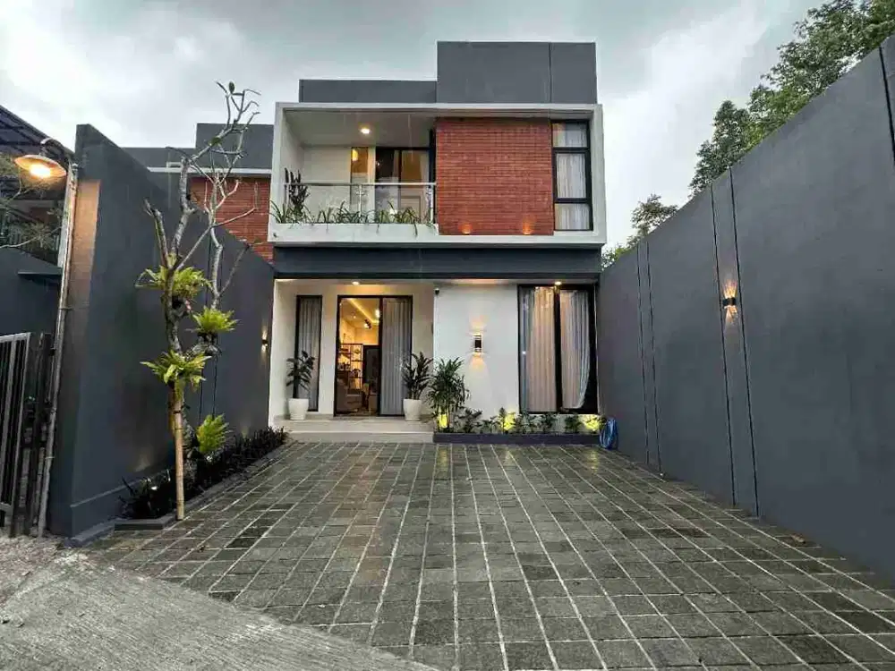 Rumah Kontemporer Modern 2 Lantai Di Ngaglik Sleman
