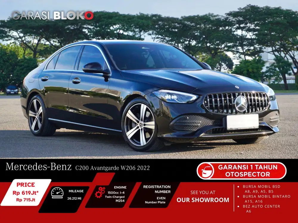 (Warranty ON) Mercedes Benz C200 W206 Avantgarde M254 EQ-Boost 2022