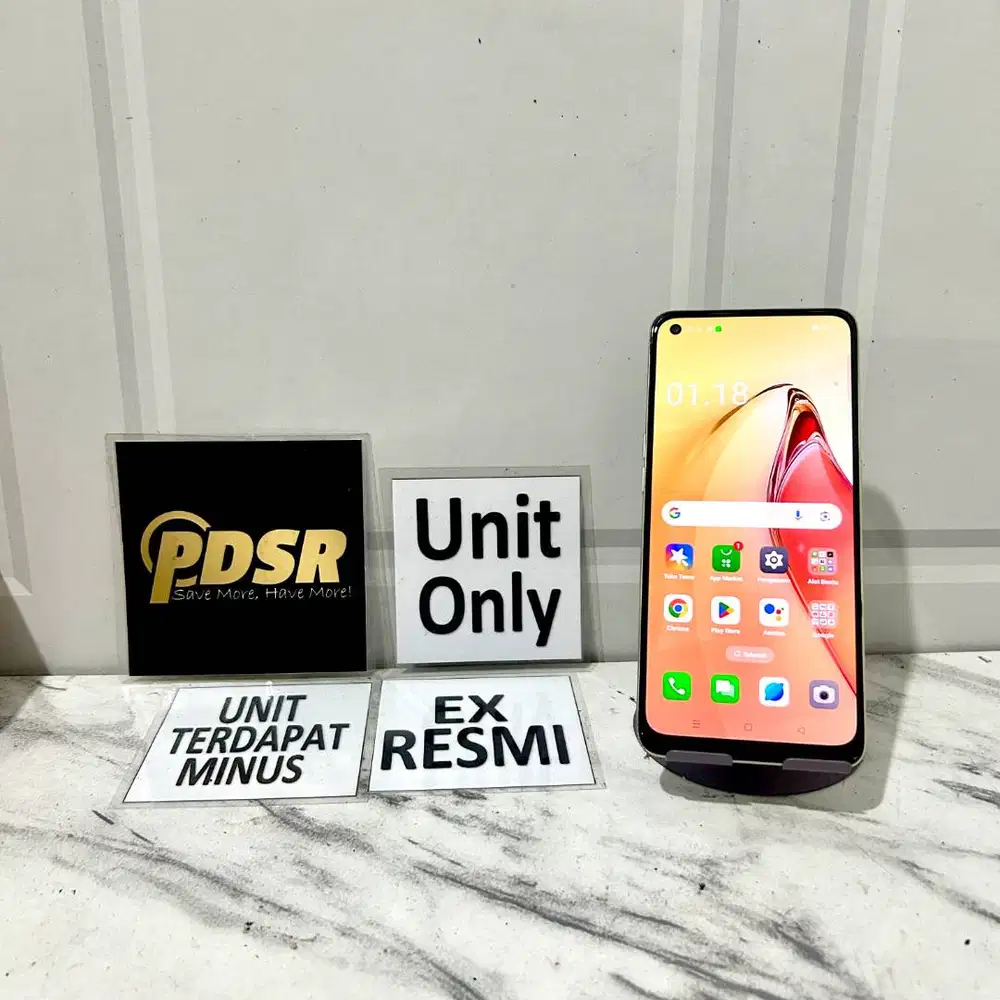 OPPO RENO 8 GOLD 4G 8/256gb UNIT ONLY Ex RESMI OPPO Indo Ada Minu