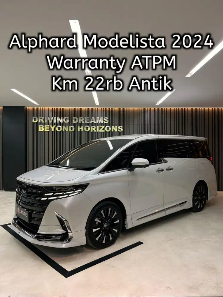 Toyota Alphard 2.5 G Bensin Modelista 2023 Putih Km22rb