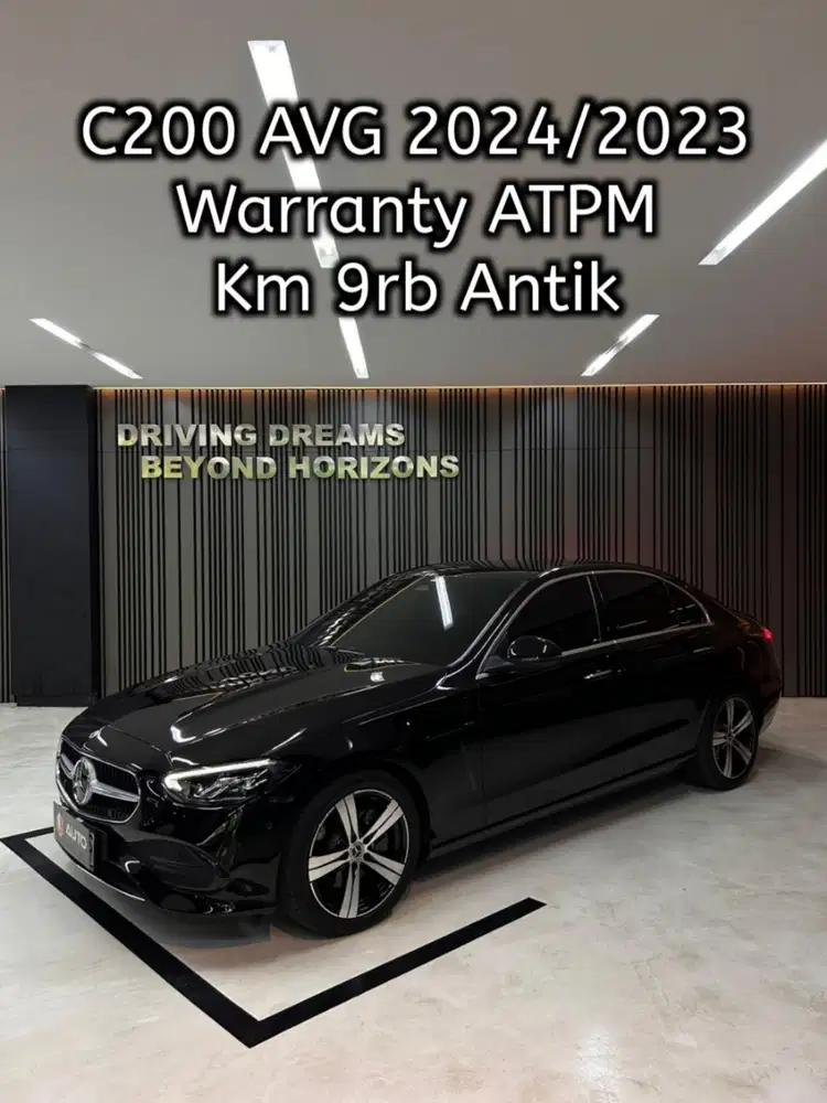 Mercedes Benz C200 2024 Hitam Mercy Km9rb Nik 2023