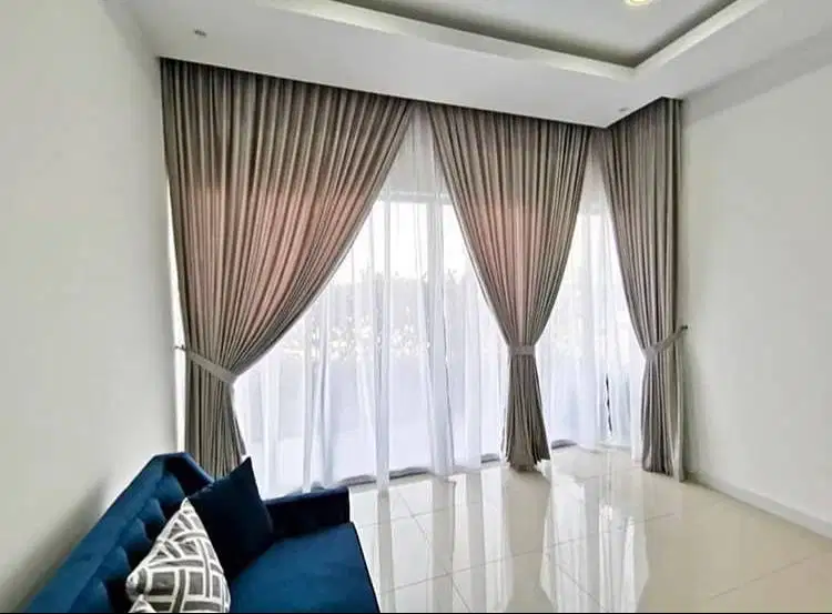 Ready Gorden Jendela Terbaru Minimalis Mewah Murah Gordyn Hordeng