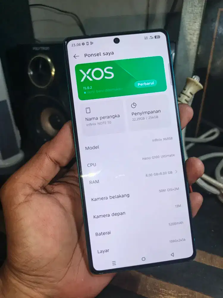 infinix note 50 ram 8/256 mulus nominus