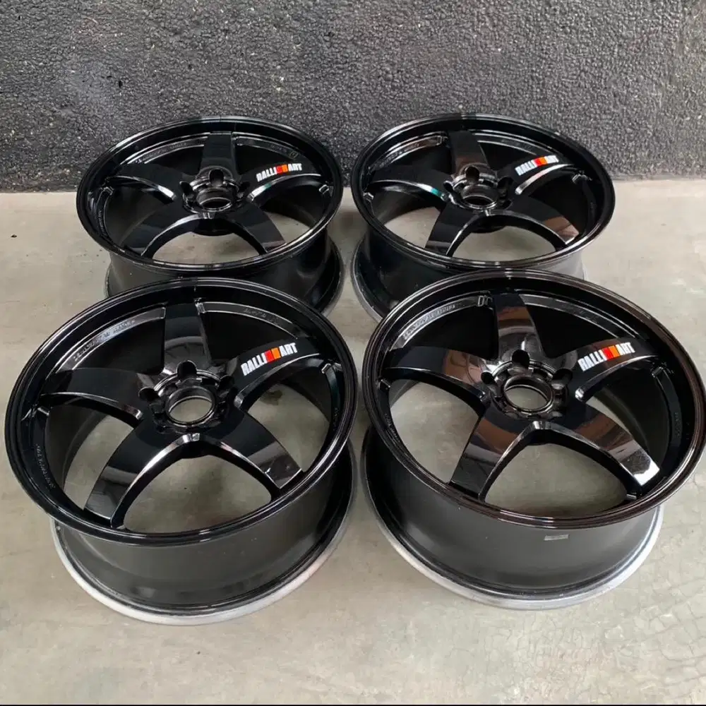 Original Lenso D1R Ring 18 5x114 5x112 Lebar 8 ET 45 Velg Ori R18