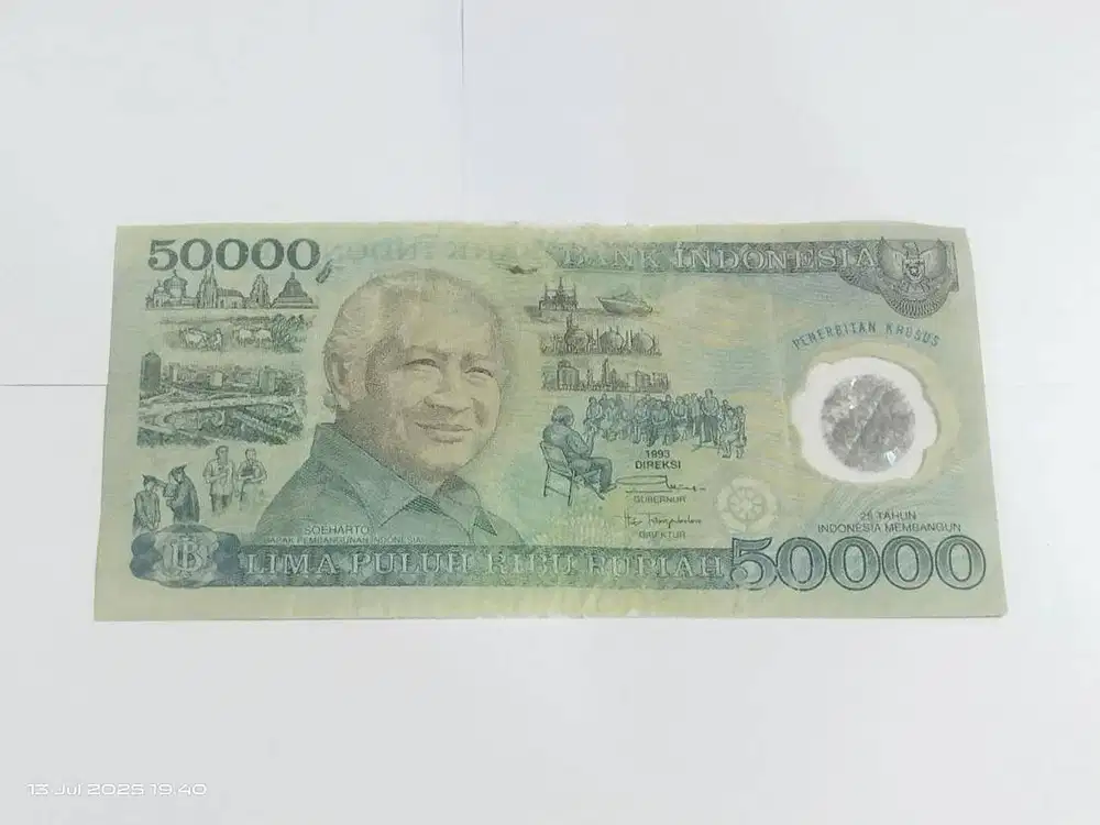 Dijual Uang Kertas Rp 50000 Langka