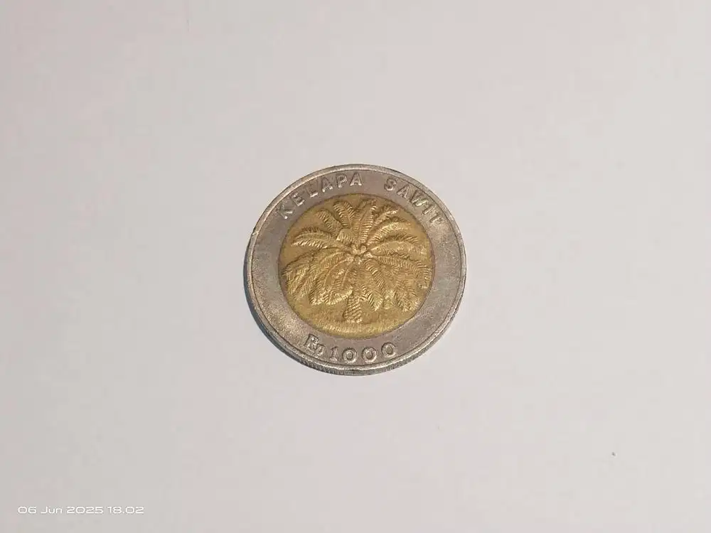 Koin Kuno Kelapa Sawit Rp 1000 (9 koin)