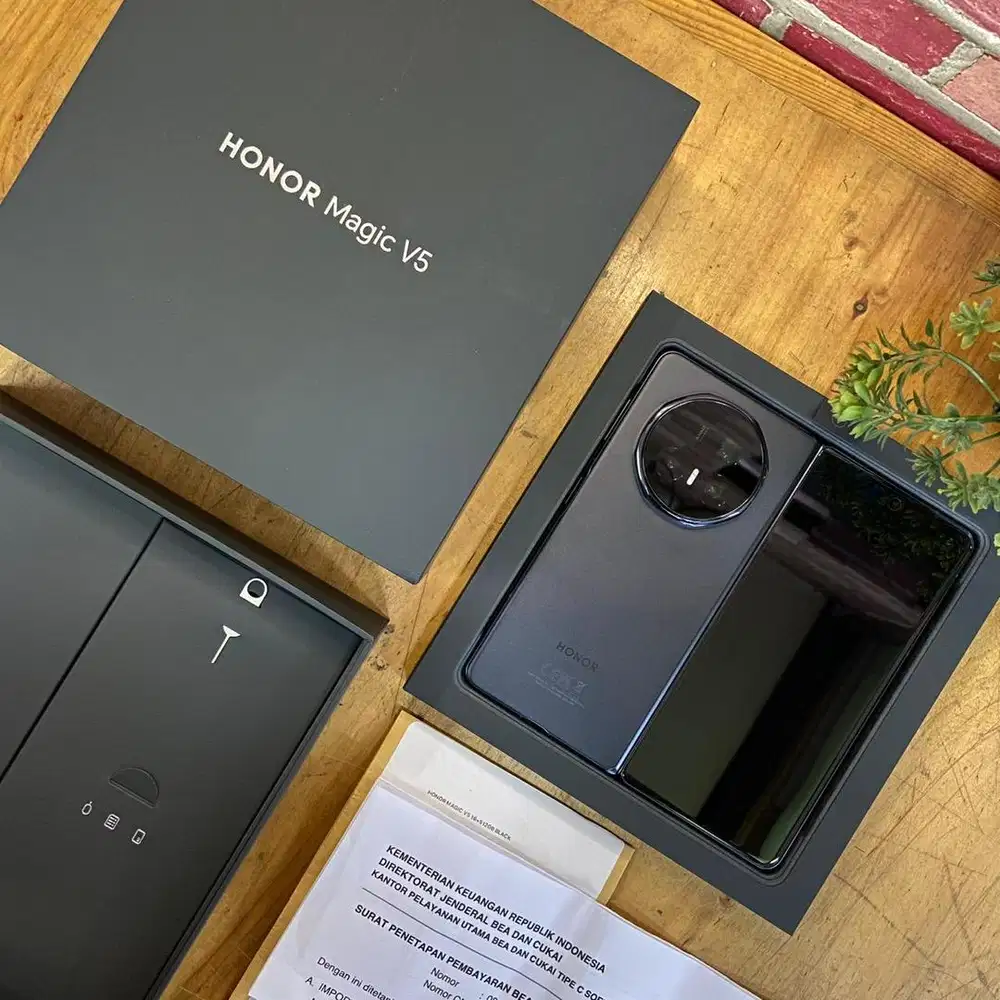 Honor Magic V5 Fold 5G 16/512GB Black Global Version pajak resmi