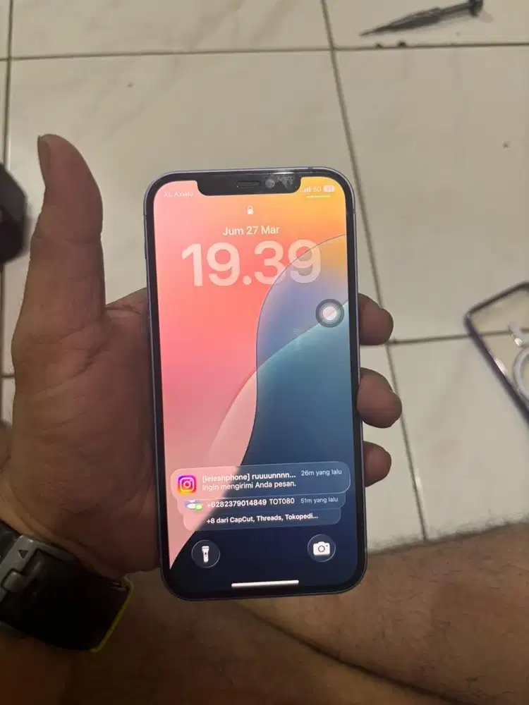 IPHONE 12 128GB PURPLE BEA CUKAI