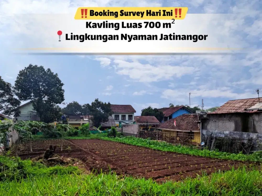 Tanah 700 m² Siap Bangun – Lebar Muka Ideal