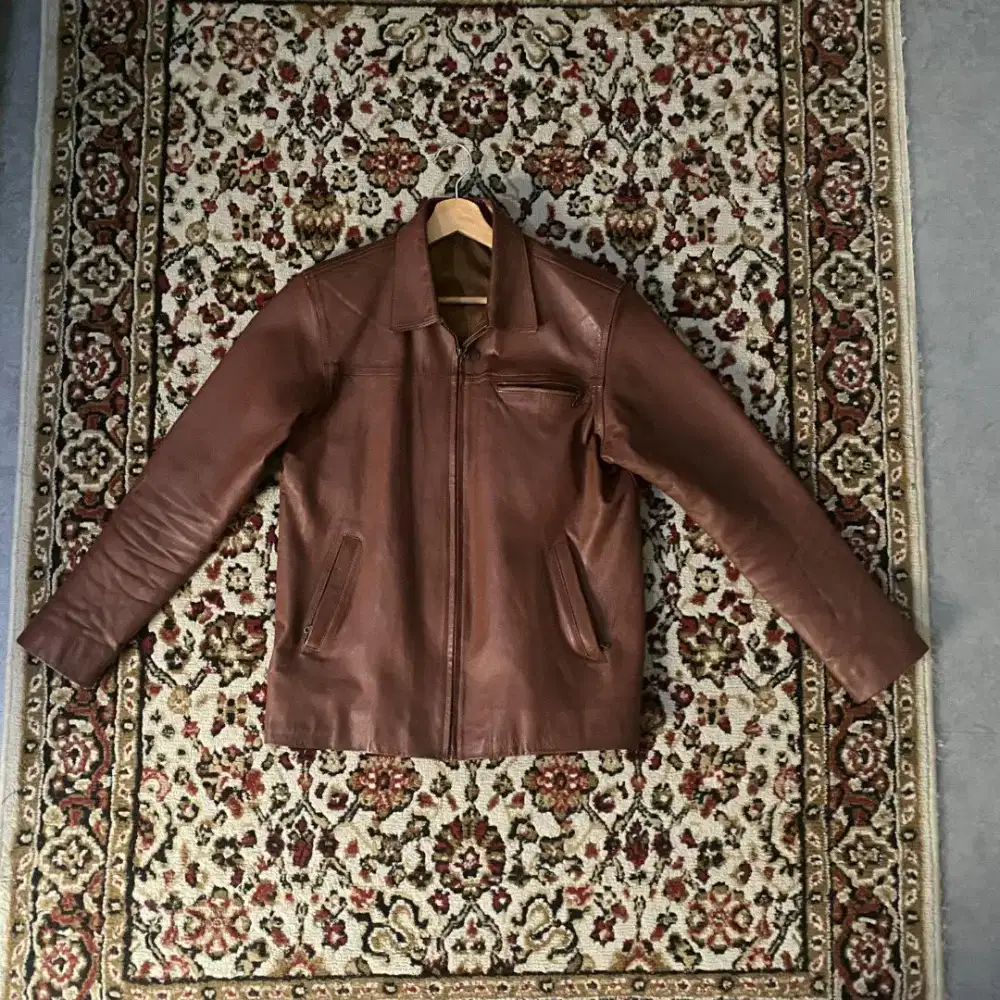 Dormeul England-Jaket Kulit Domba Asli 100%