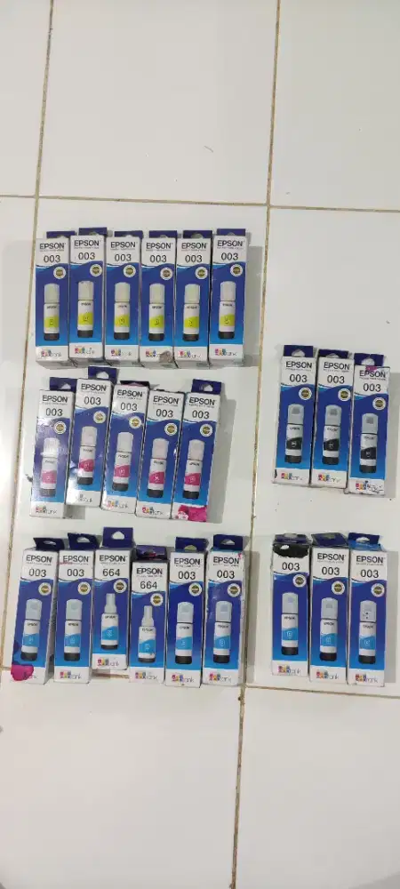 TINTA PRINTER EPSON 003 TOTAL 21 BOTOL