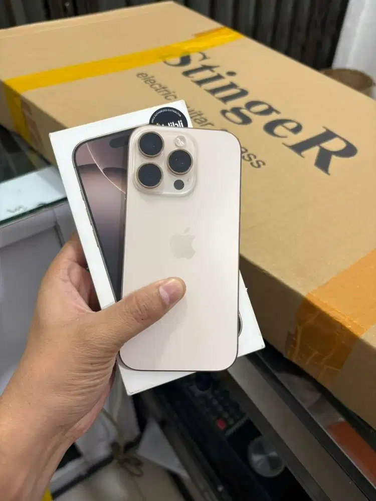 Iphone 16 Pro Ibox 128GB BH 93% garansi aktif