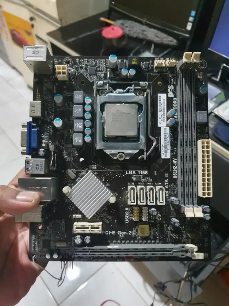 Paket Intel Core i5 2400 siap pakai (mobo,proci,fan)